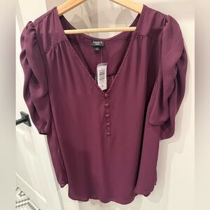 Torrid Purple Harper Georgette Blouse